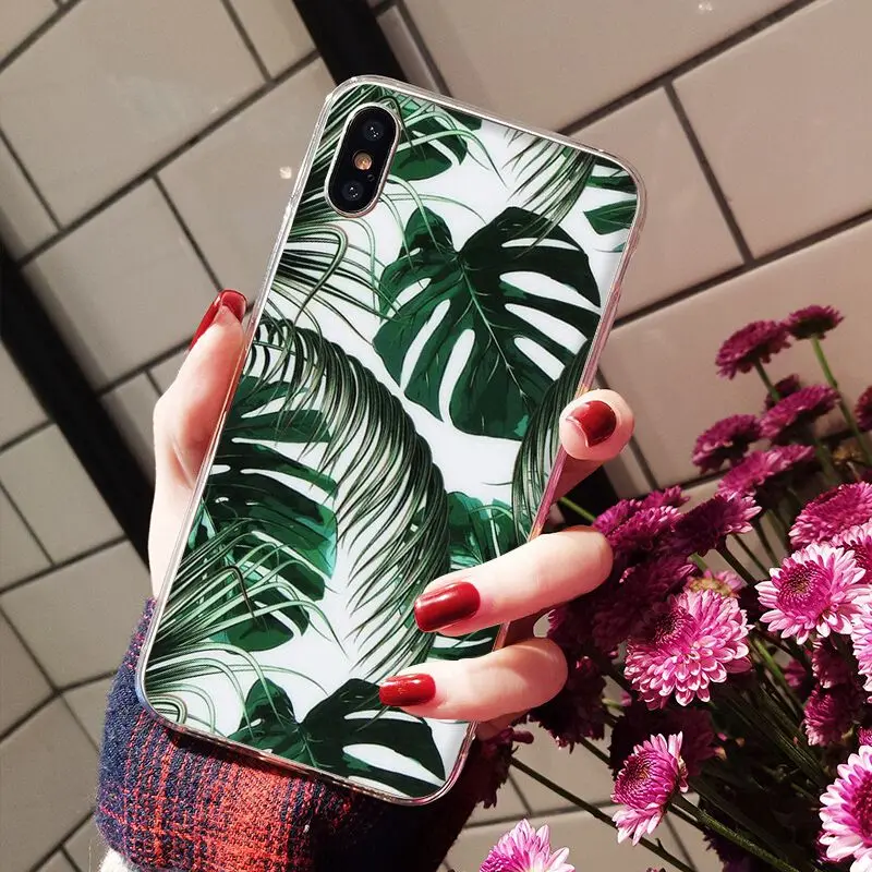 Palm tree Leaves Plant Flower pattern