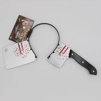 

Halloween Decoration Horror Knife Bloody Machete Halloween Party Supplies Haloween Headband Props for Festival Decoration