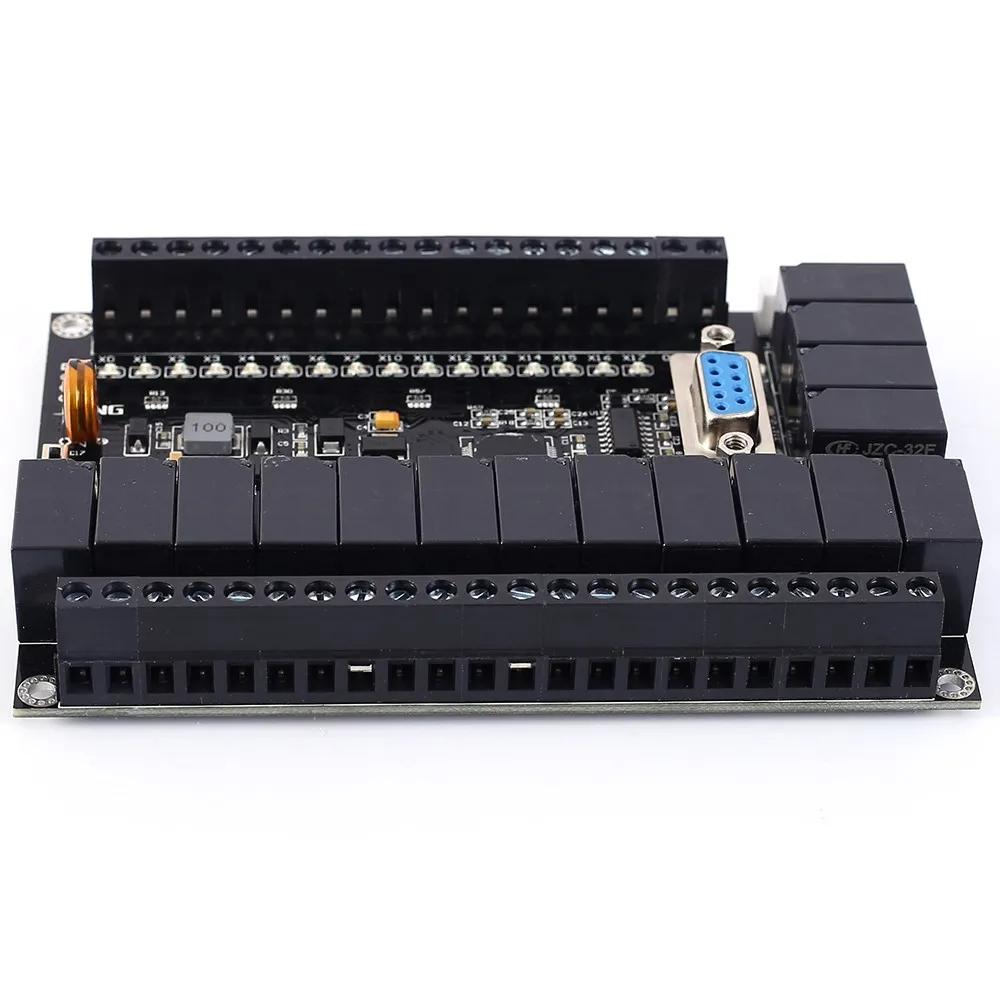 FX1N-32MR ПЛК Модуль платы реле RS232/ttl DC 10-28V 5A промышленная панель управления программируемый контроллер