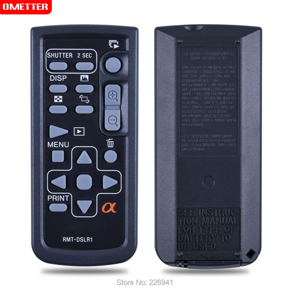 Rmtdslr1 Remote Control Use For Sony Camera Controller Remoto