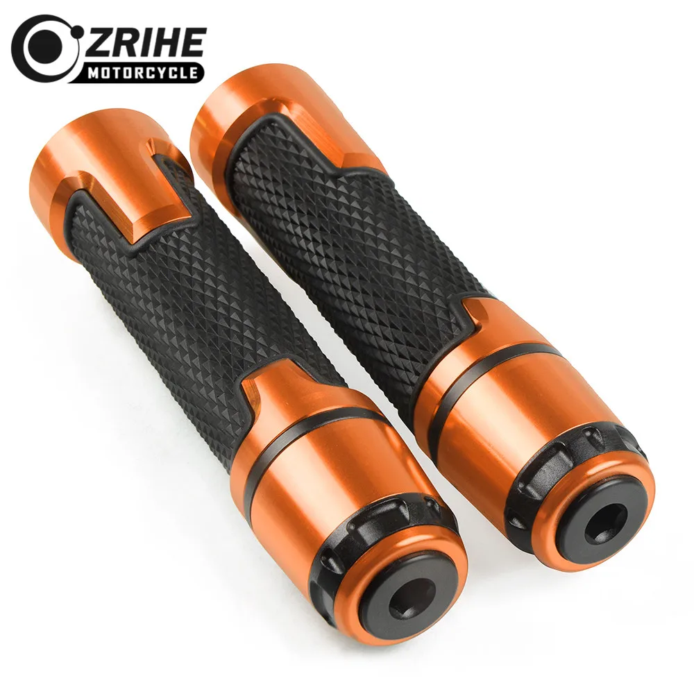 Горячий 7/" 22 мм Универсальный руль мотоцикла ручки рукоятка мотоцикла для KTM 640 LC4 Supermoto 2003-2006 - Цвет: Orange