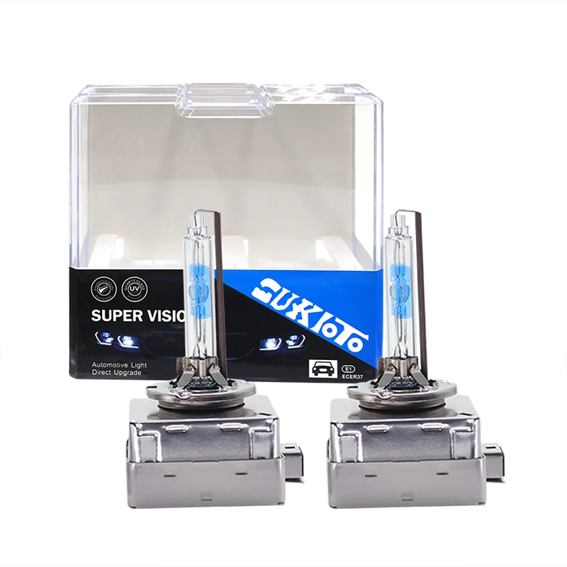 SUKIOTO 2PCS 35W 55W D1S D2S D3S D4S Xenon Bulb Lamps All Metal Bracket D2S 5500K Fast Bright Car Headlight D1S HID Xenon Lamp (2)