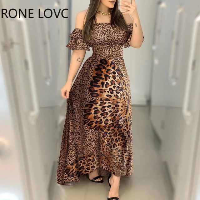 cheetah and butterfly dress