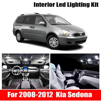 

13X White Canbus led Car interior lights Package Kit for 2008-2012 Kia Sedona led interior Dome Trunk lights