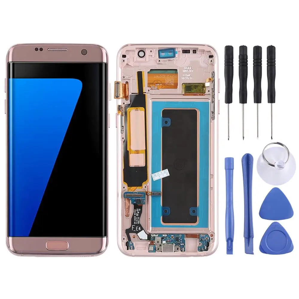 

2019 LCD Screen and Digitizer Full Assembly (Oled Material) (with Frame) for Galaxy S7 Edge / G935F / G935FD