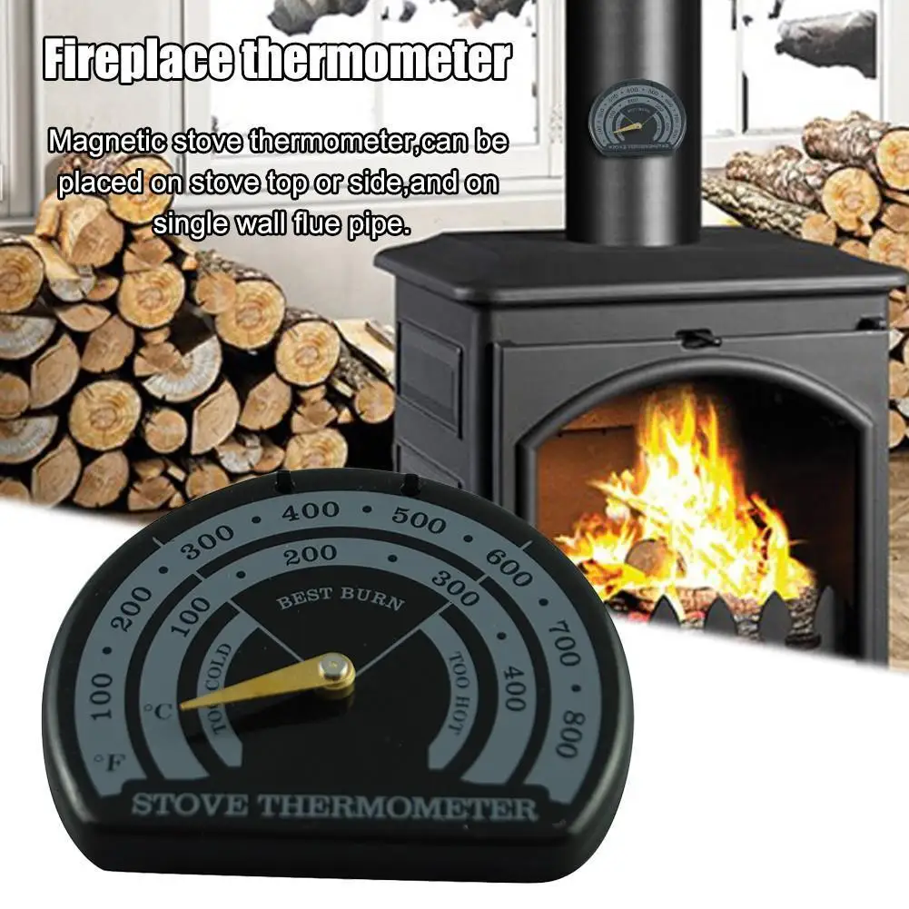 Магнитная деревянная плита термометр камин плита вентилятор метр термометр с чувствительностью зонд Бытовая печь барбекю инструменты