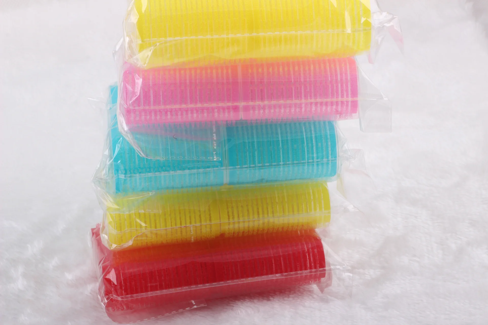 Hair Styling Tool Hair Curling Tools Hair Rollers 6Pcs/Pack Self Grip Hair Curlers Salon Dressing Curlers Jumbo Size Sticky Cling Style