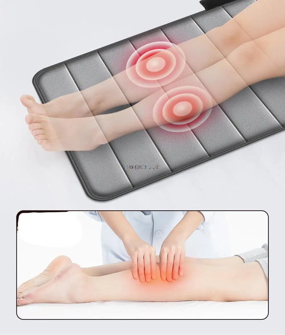 Heating cushion Whole body electric massage pad Multifunctional household massage mattress Cervical spine waist back massager 2