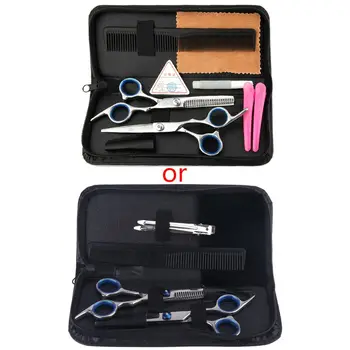 

Professional Hairdressing Shear Haircut Tool Kit with Comb Salon Barber Scissors