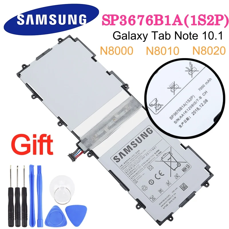 Оригинальный аккумулятор для планшета SP3676B1A Samsung Galaxy Tab 10 1 S2 N8000 N8010 N8020 N8013 P7510 P7500