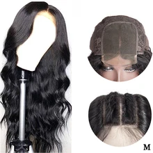 Superfect Кружева Закрытие парик человеческих волос 4x4 Закрытие парики человеческих волос парики объемная волна швейцарский шнурок парик с детскими волосами среднего соотношение