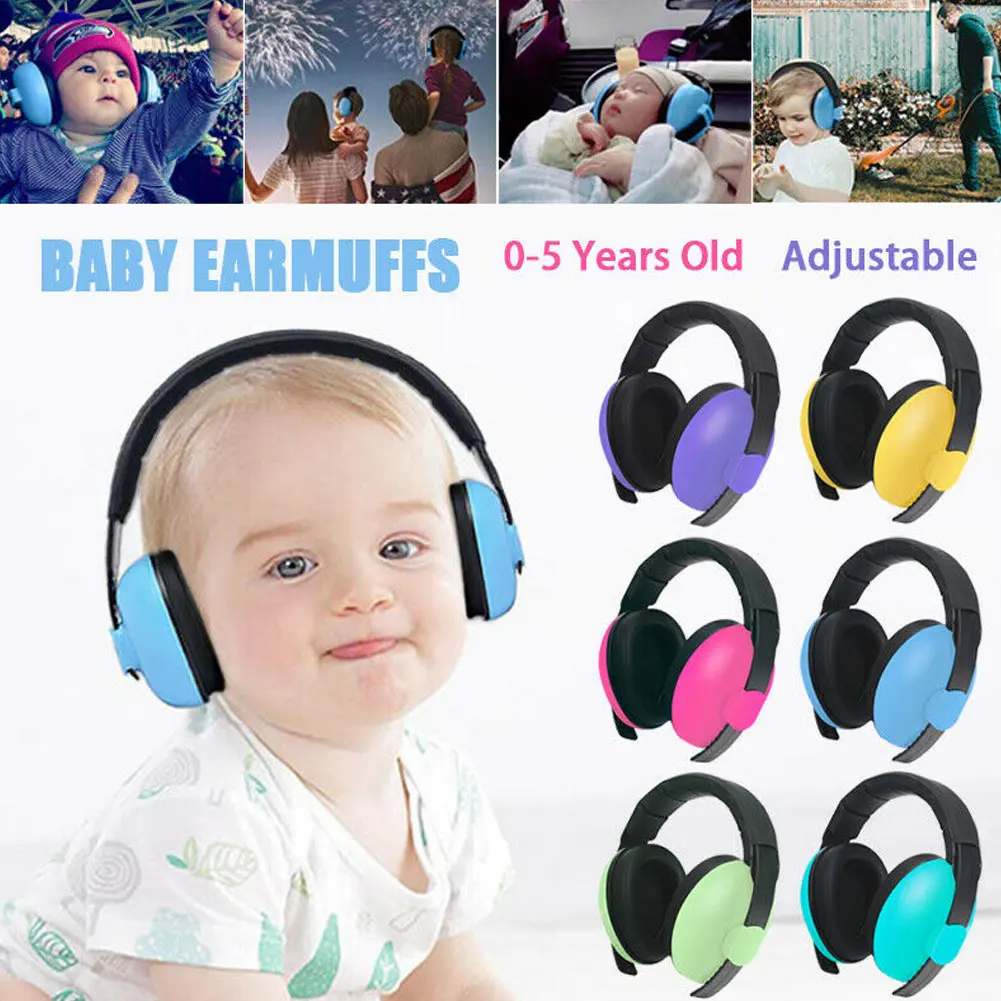 Baby Earmuffs Noise Cancelling Ear Hearing Protection Headphones for Kids Infant AN88
