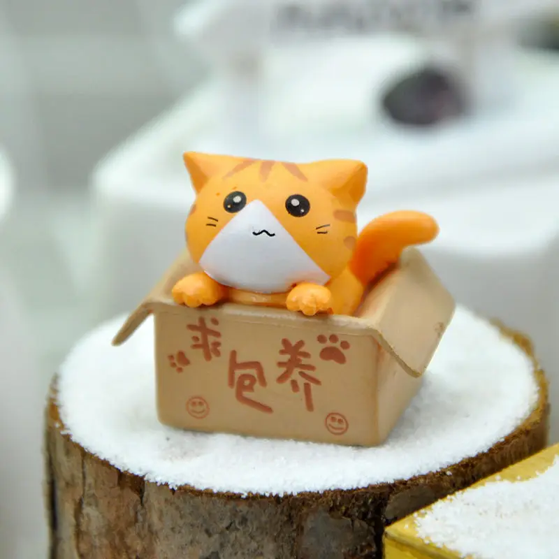 

Spit Bubble Blind Box Seeking Arrangement hua lian gato negro Doll Blind Box Decoration Micro Landscape Succulent Flower Potted