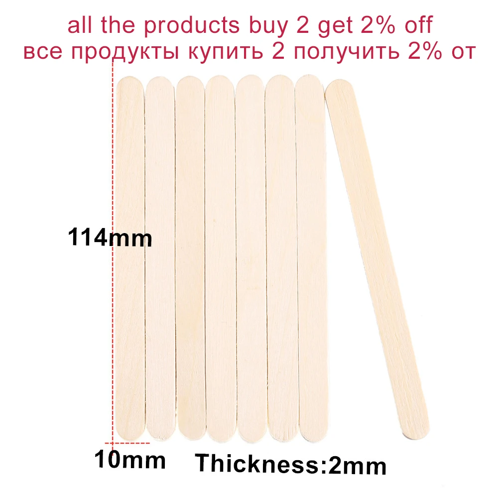 11cm 나무 커피 차 아이스크림 아이스바 스틱 50-150 개, 음료 교반기 DIY 주얼리 UV 수지 스틱 도구 만들기
