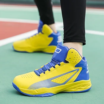 

New Basketball Shoes Men Women Sports Breathable Sneakers Shockproof Sports Shoes Anti-skid Light Male Tenis Basquete Shoes