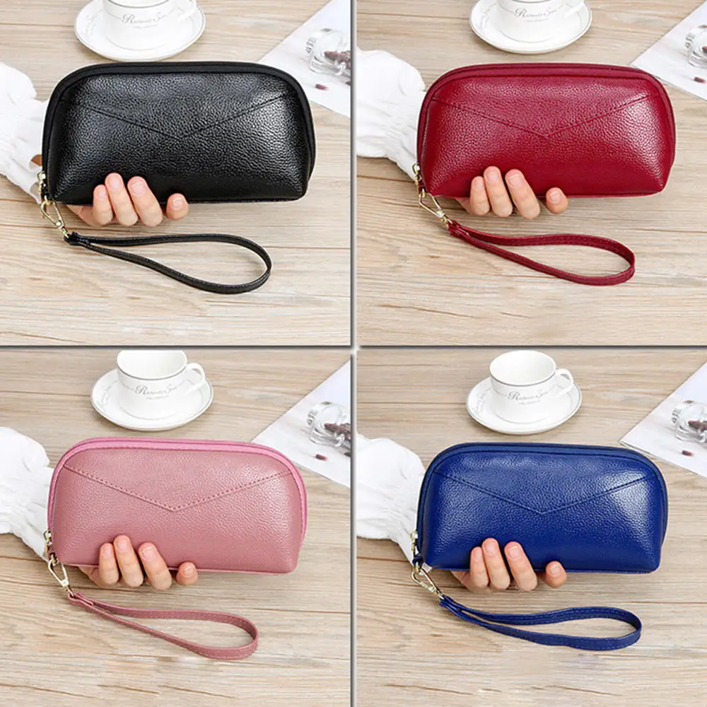 Cartera Retro para mujer, monedero largo multifuncional con cremallera,  bolso de mano para teléfono, tarjetero de diseñador de lujo Louis Money,  nueva moda 2023 - AliExpress