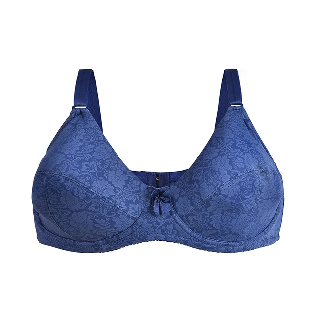 DAINAFANG Womens Comfort Bras V-Neck Full No Padding Underwire