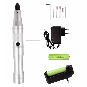 

Eu Plug,4.2V Rechargeable / Power Plug Electric Mini Drill Accessories Grinder Chuck 0.5-3.2Mm Engraving Tools Power Tools