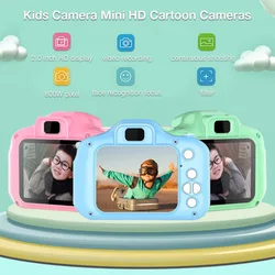 Appareil photo numérique pour enfants, Mini jouets de dessin animé amusant, cadeau de noël, d'anniversaire, caméra vidéo de Projection 1280P 