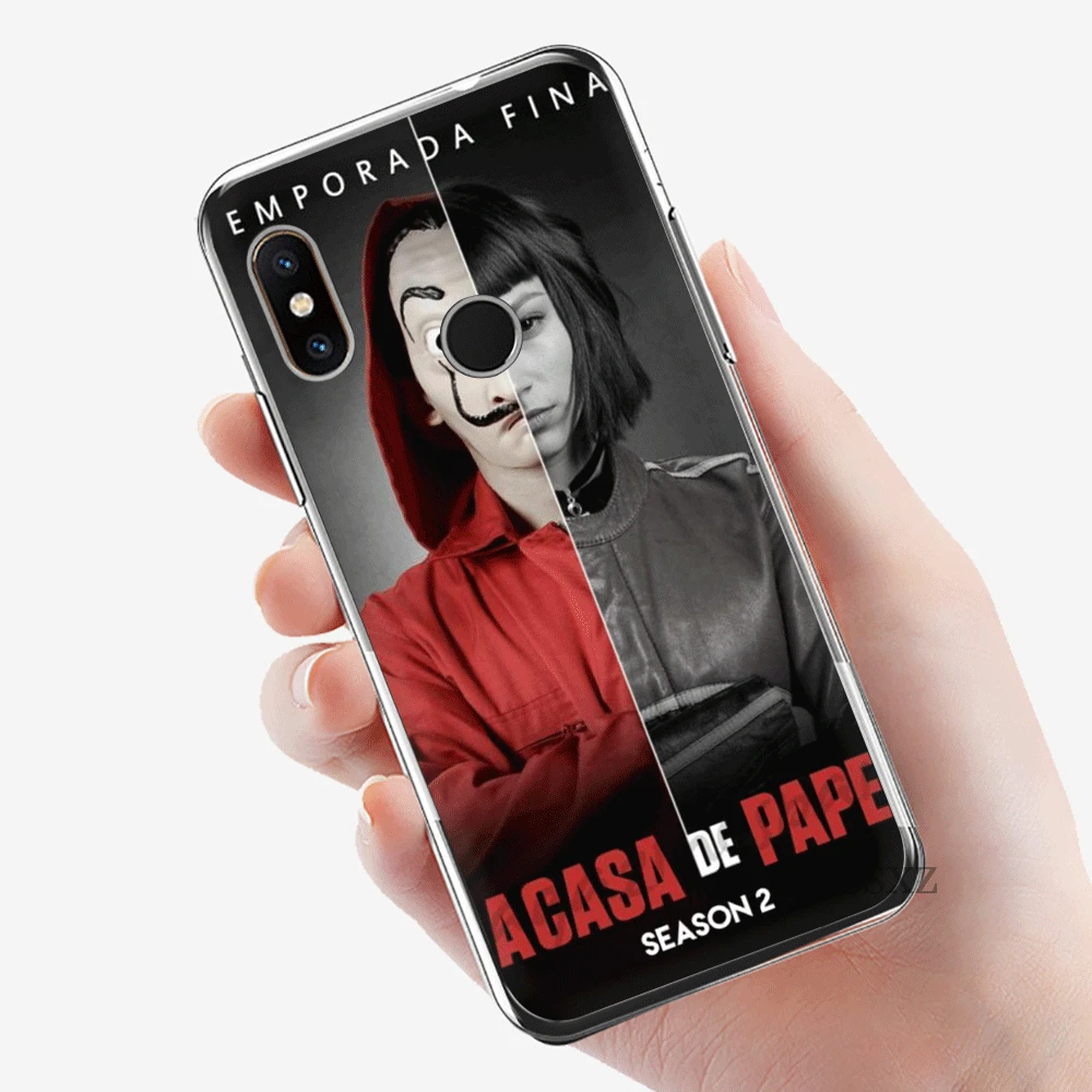 1 Чехол для телефона Xiaomi mi CC9 CC9E 9T mi x 2S 6 8 9 SE A1 A2 5X 6X MAX 3 A3 Pro Lite Cover Heist Money Heist House Of paper Shell - Цвет: 1