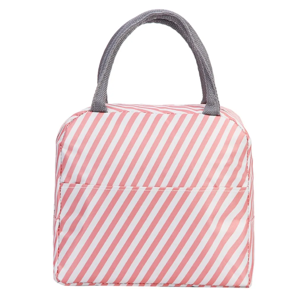 Простой стиль большой емкости водонепроницаемый Оксфорд мешок для обеда открытый мешок для пикника большой емкости водонепроницаемый ткань Оксфорд сумка для обеда#30