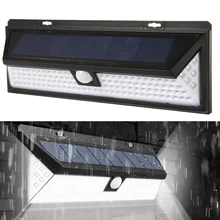 Светодиодный светильник на солнечной батарее IP65 Водонепроницаемый Солнечный садовый светильник s аварийный светильник безопасности настенный светильник на солнечной батарее