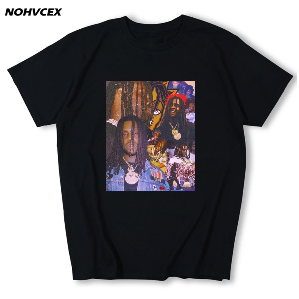 Летняя новая футболка Chief Keef в стиле хип-хоп | Мужская одежда