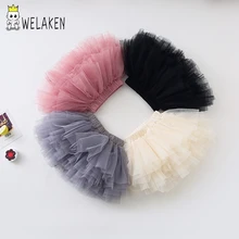 Welaken/Одежда для маленьких девочек; юбка-пачка для девочек; Балетные юбки; детская юбка-американка; детская одежда; фатиновые Юбки принцессы для вечеринок