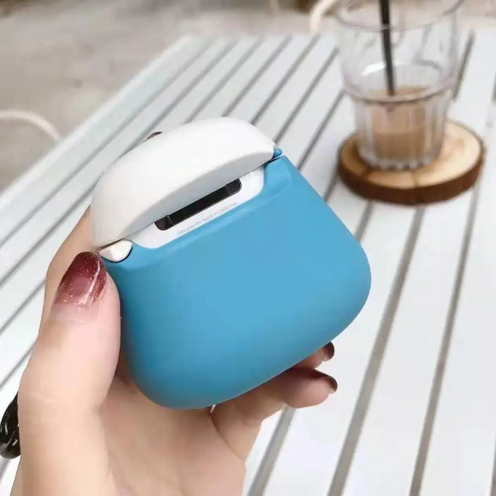 3D мягкий KA-WS Япония курортного сезона на крепление Fuji Apple Airpods 1/2 Универсальный Защитный чехол Крышка