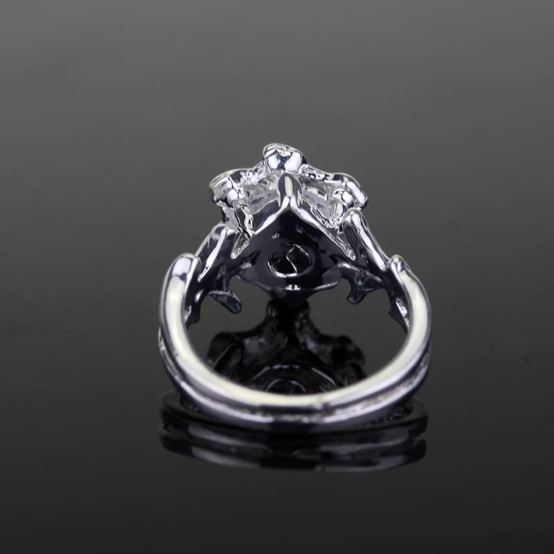 Серебряное обручальное кольцо Galadriel Nenya LOTR