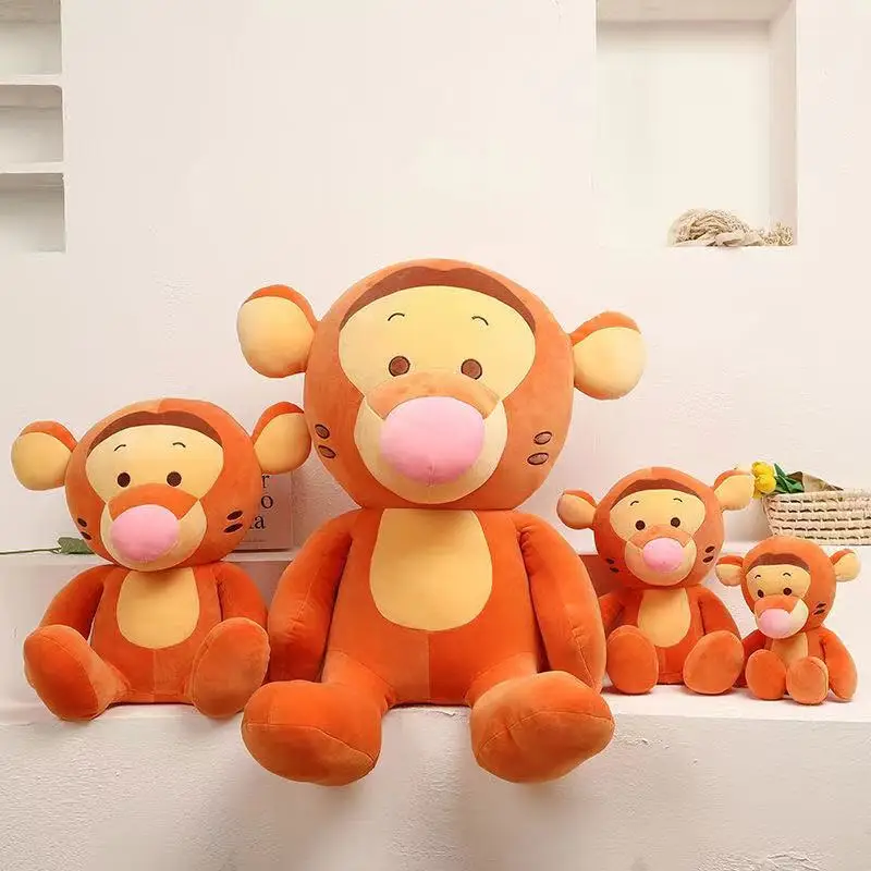 Мультяшная плюшевая игрушка Disney Tigger милая для мальчиков и девочек детский
