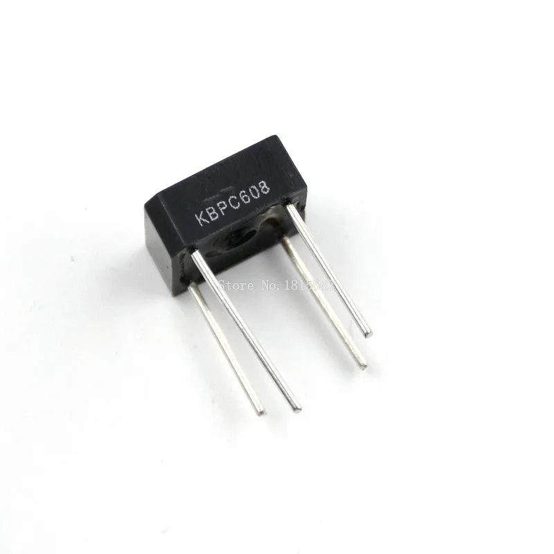 5PCS KBPC608 KBPC-608 6A 800V Single Phases Diode 4pin Bridge Rectifier New