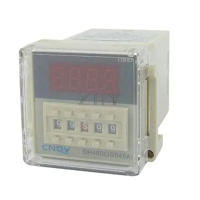 

DH48S-1Z LCD Display Time Timer Delay Relay 8-Pin SPST 0.01S-99H99M AC 48V
