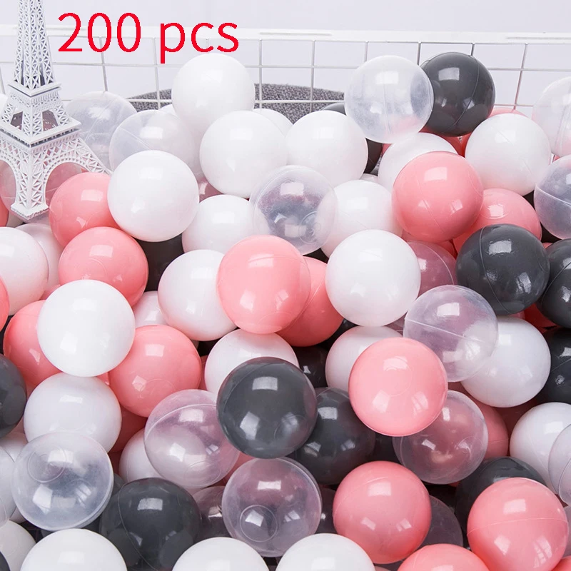 200pcs/lot 5.5cm Eco-Friendly Colorful Soft Plastic Ocean Ball Baby Kids Water Pool Ball Pit Tent Beach Toy Wave Ball Gift 9