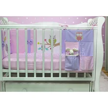 Карман для памперсов на детскую кроватку органайзер на кроватку кармашки на кроватку для новорожденных