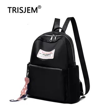 

Fashion Nylon Women Backpack Mochilas Escolares Para Adolescentes Black Feminina Femme Bolsas Teenager Girls School Bags