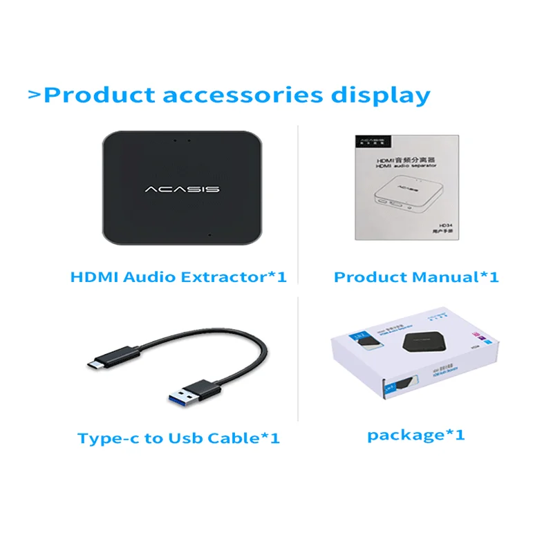 Acasis HDMI ȣȯ  и Hdmi-Hdmi +  ȯ  - Ŀ 4k   и