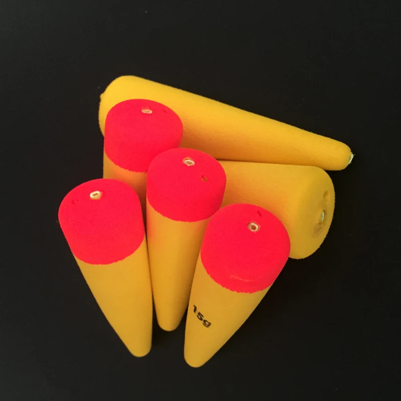 1pc Buoyancy 15g 20g 25g 30g EVA Floating Soft Inline Luminous Lightstick Bobber Float Saltwater Fishing Floats Bait Tackle