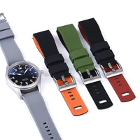 Premium Silicone Watch Band Quick Release Rubber Watch Strap 20mm22mm Waterproofing Diving Replacement Watchband Locking Feature