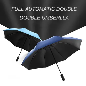 

Fully Automatic Umberella Windproof UV Protection Inverted Fold Anti Umbrella Reverse Folding Umbrella Upgrade мужские зонты