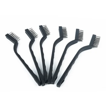

12 Pcs DIY Wire Brushes Stainless Steel Copper Paint Remover Rust Home Tool Kit