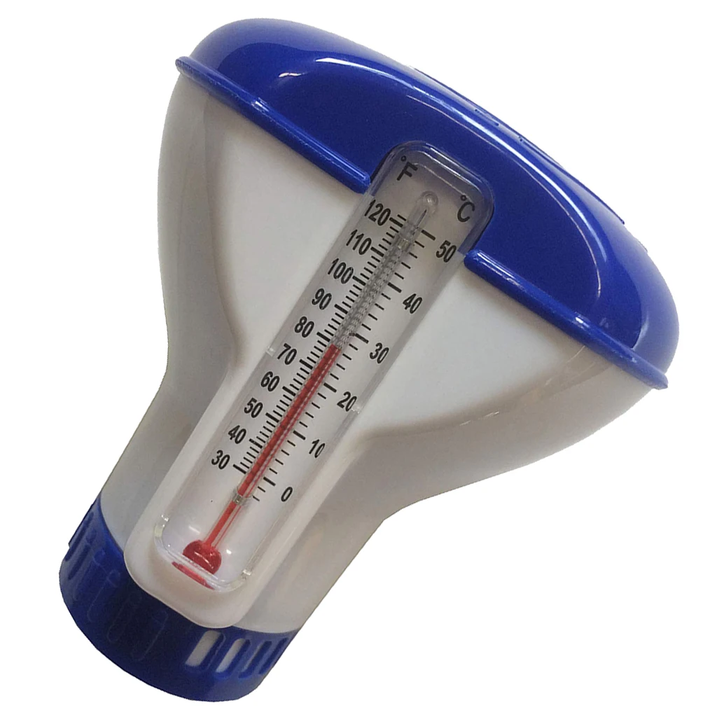 5inch Spa Floating Chlorine Dispenser with Thermometer Pool Tablet Dispenser