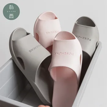 

Summer Slippers Men Hollow Out Breathable Beach Flip Flops Unisex Casual Slip-on YB090M67