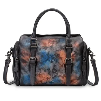 

Genuine Leather Female Crossbody Bag Lady Handmade Vintage Style Natural Skin Women Shoulder Messenger Bags ladies hand bags