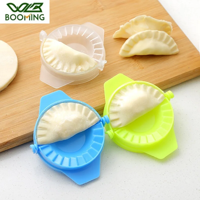 

WBBOOMING Dumplings Modelling Tools Kitchen Magic Creative Manual Pack Machine Food-grade Plastic Pinch Kitchen Tools One Piece