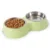 Pet Dog Duble Bowl Kitten Food Water Feefer Нержавеющая Сталь Маленькие Собаки Кошки Питьевая тарелка Фидер для зоотоваров Кормушки для кормления