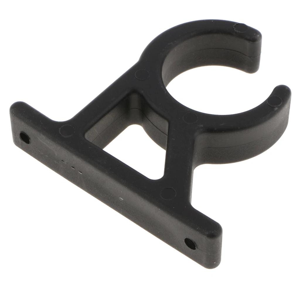Black C-Shape Boat Ladder Stowing Boat Hook Storage Clips Marine Boat Ladder Storage Stowing Bracket Snap Clips