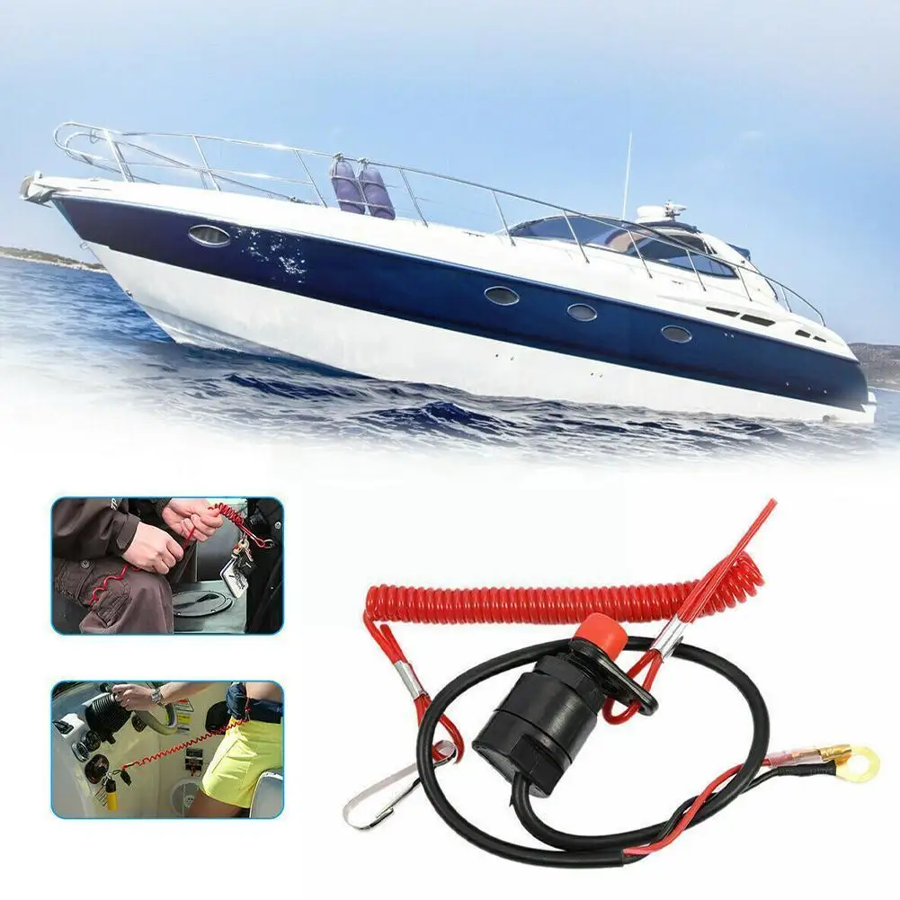 Подвесной мотор Kill Stop Switch для Atv/tohatsu лодочный C4l6 | Автомобили и мотоциклы