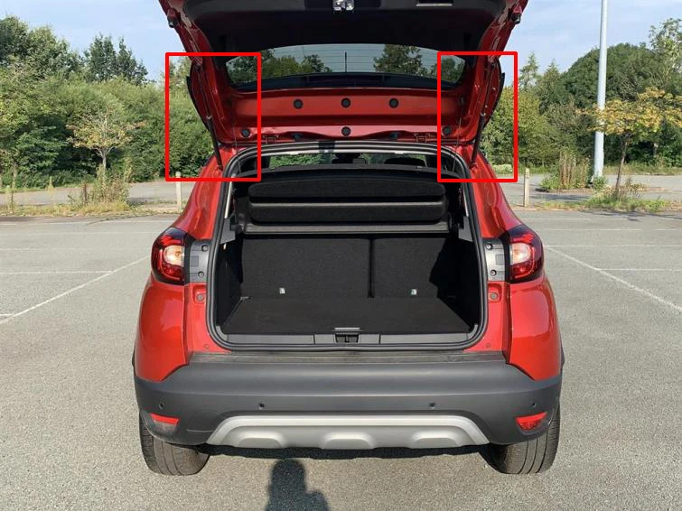 Карбоновое волокно для Renault Captur SUV 2013- задний люк багажника Boot Lift поддерживает газовые стойки газовые пружины барные амортизаторы