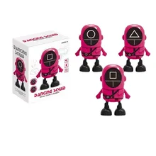 Jeu électronique de calmar, robot à danse électrique, gestionnaire de jeu de calmar, soldat, jeu de calmar